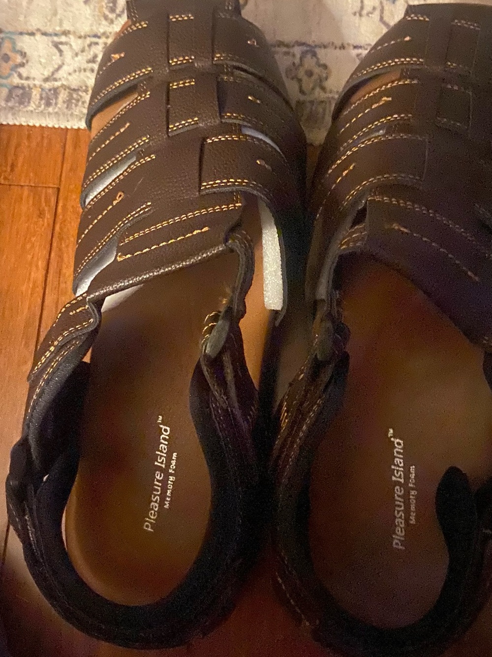 Pleasure Island Brown Fisherman Sandals